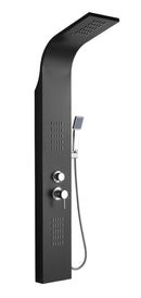 coluna de banho black matte