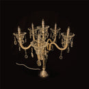 abajur clássico com cristais