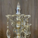 abajur clássico com cristais