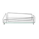 bandeja ângulo - cromada 10x20 cm