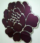 quadro decorativo no formato de flor