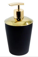porta sabonete liquido spa black golden