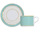 kit 6 xícaras para café- brasília- royal tiffany