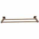 porta toalha barra dupla - rosê gold