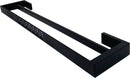 porta toalha barra dupla - black matte