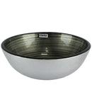 cuba de apoio de vidro prata 35cm